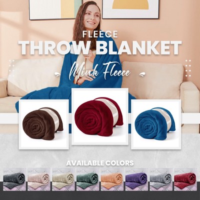 Thick Fleece Blanket Bed Sofa Throw Luxury Soft Warm Thermal Camping  Blankets | eBay