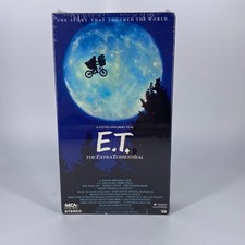 E.T. The Extra-Terrestrial VHS Tape Black Green Tape 1982 Brand New Sealed