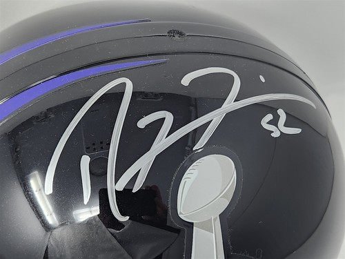 RAY LEWIS signed full size RAVENS Super Bowl helmet JSA COA - Picture 2 of 7