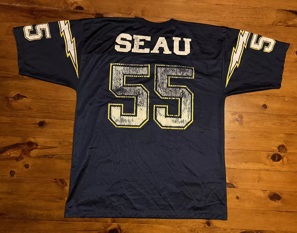 Vintage Champion San Diego Chargers Jersey NFL Football #55 Junior