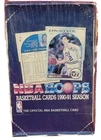 new 1990-91 NBAHoops Series 1 Factory Sealed Box w/Menendez Brothers Stockon top