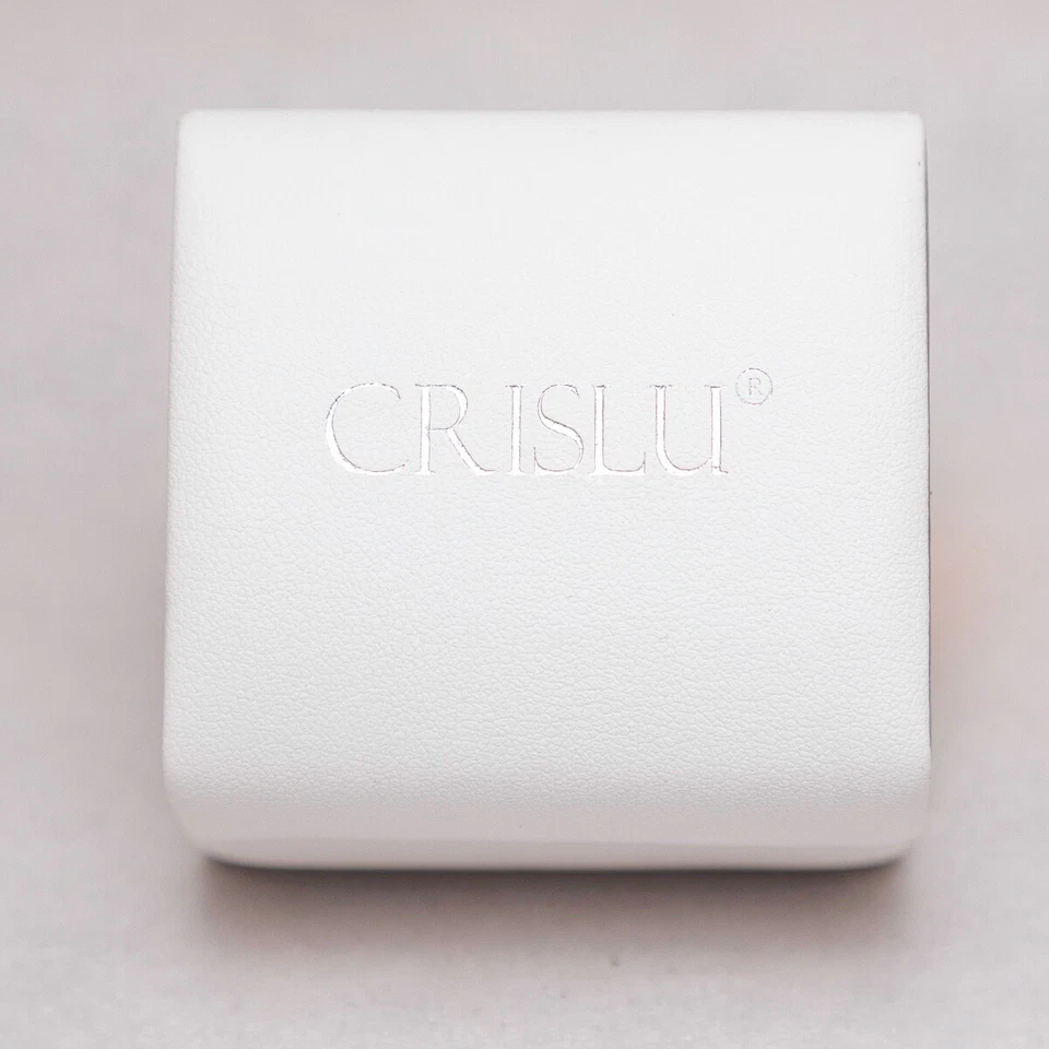 ANILLO RACIMO CRISLU - PLATINO ESTERLINA 1.3cctw - PERFECTO ESTADO - TALLA 7 Foto 4 de 4