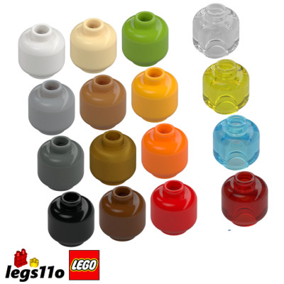 ⭐️⭐️⭐️ LEGO Plain Minifigure Head NEW Pack of 1x 2x 4x - 3626 / 28621