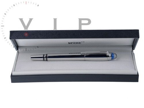 MONTBLANC STARWALKER METAL PLATINUM ROLLERBALL KUGELSCHREIBER ROLLER PEN 132512 - Bild 3 von 9