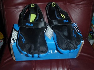 fila ray white black