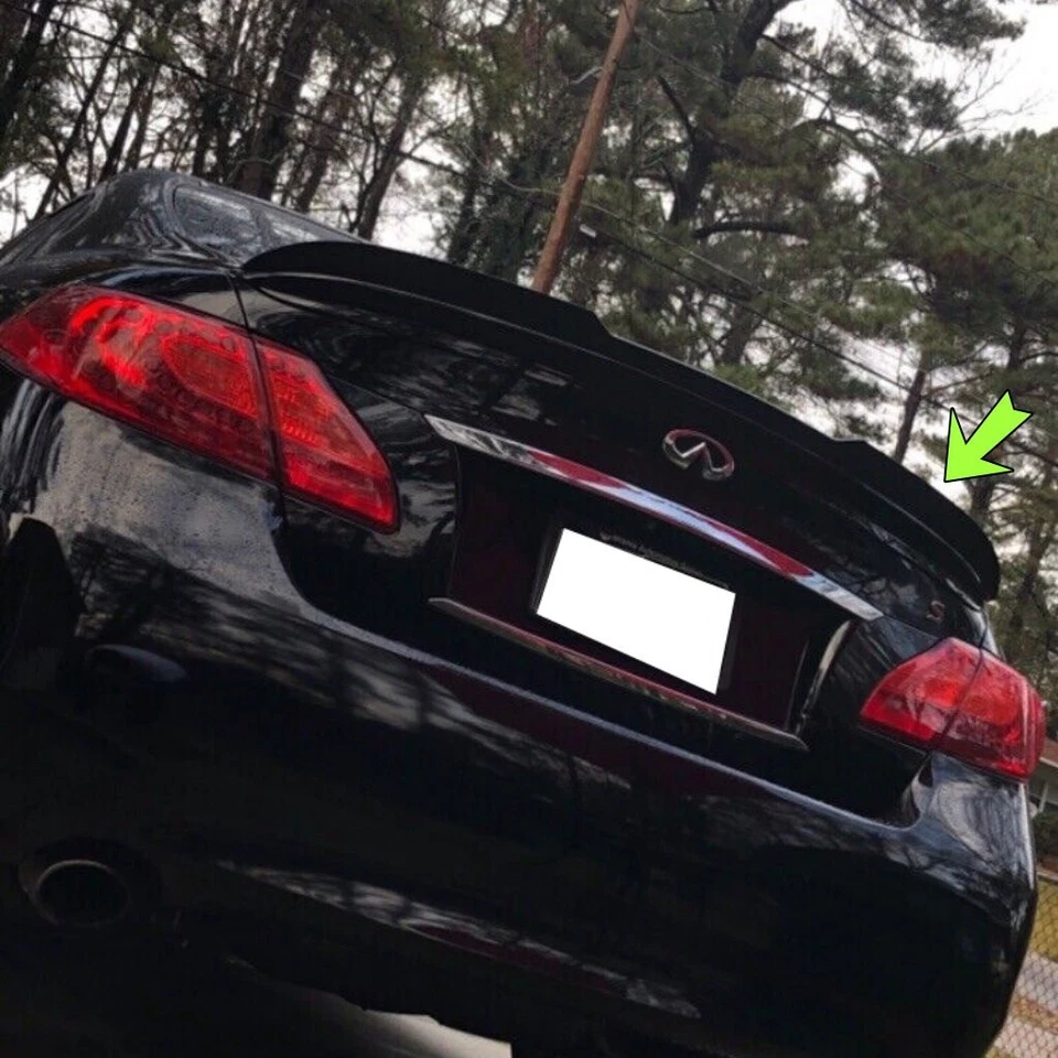 Alerón trasero de maletero Kmh 284FC para sedán Infiniti M25 M37 2011~2017 Foto 2 de 4