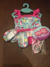 MY Life As Doll Flamingo Swimsuit W/ Shades Fits 18" DOLL OUTFIT NWT
