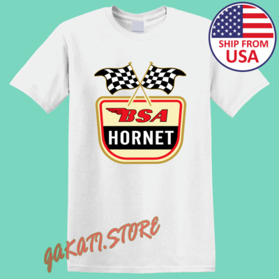 BSA Hornet Retro Motorcycle Men's White Size S-5XL
