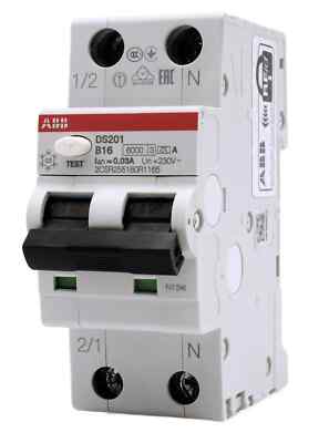 ABB FI/LS-Schalter DS201-B16/0,03 A30 2CSR255180R1165  Typ A