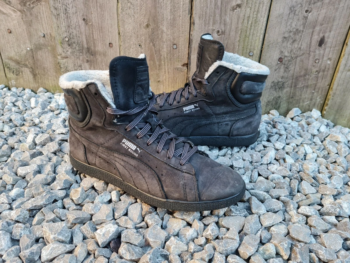 Puma First Round Womens Trainers High Mid Tops Uk 6.5 eBay