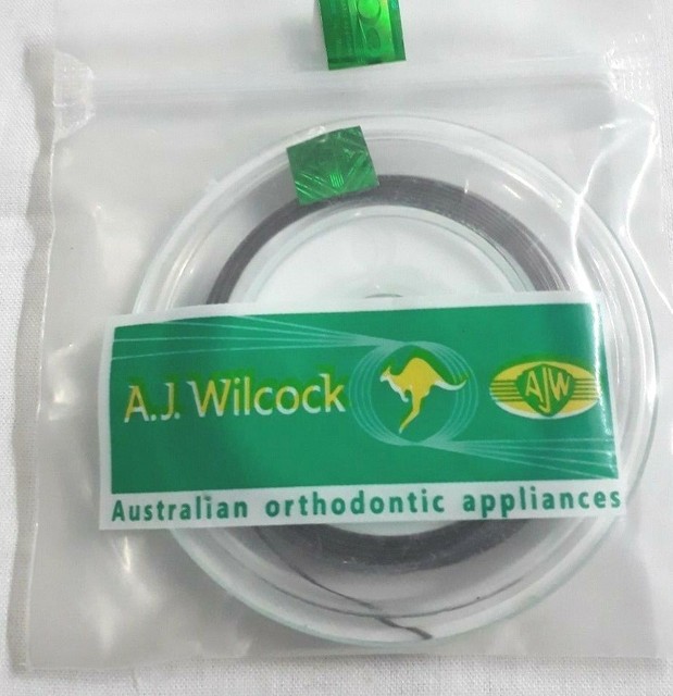Orthodontic Australian Type Wire .014'' 25" A. J. Willcock Stainless