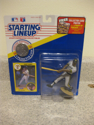 1991 Starting Lineup Barry Bonds Pittsburgh Pirates w/ coin baseball MLB NEW