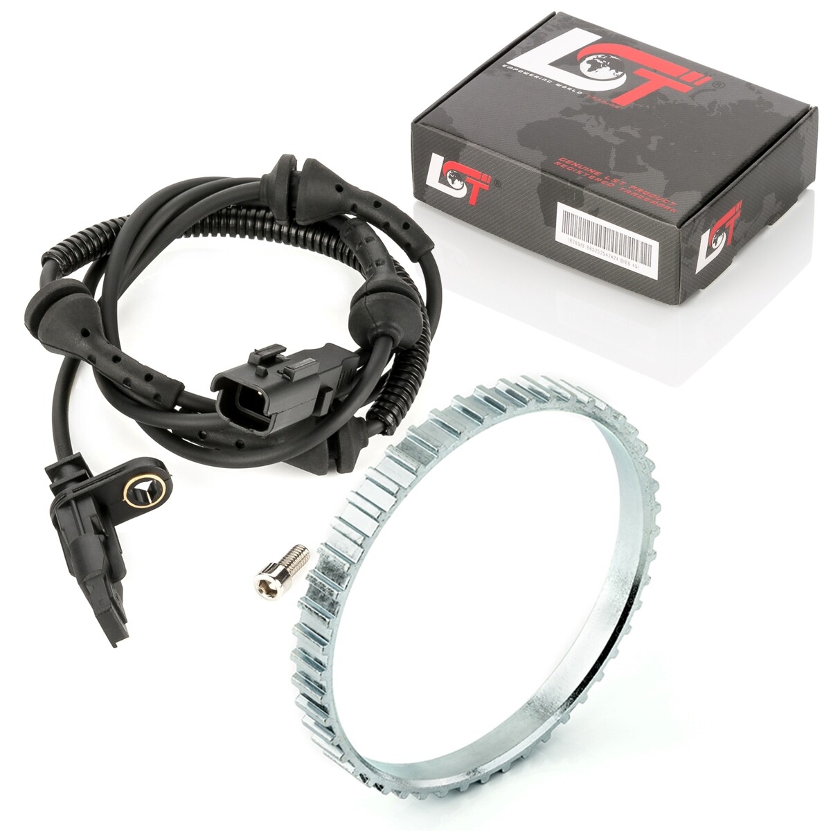 Abs sensor and abs ring set front axle 48 teeth for CITROEN C6 until 09/2007