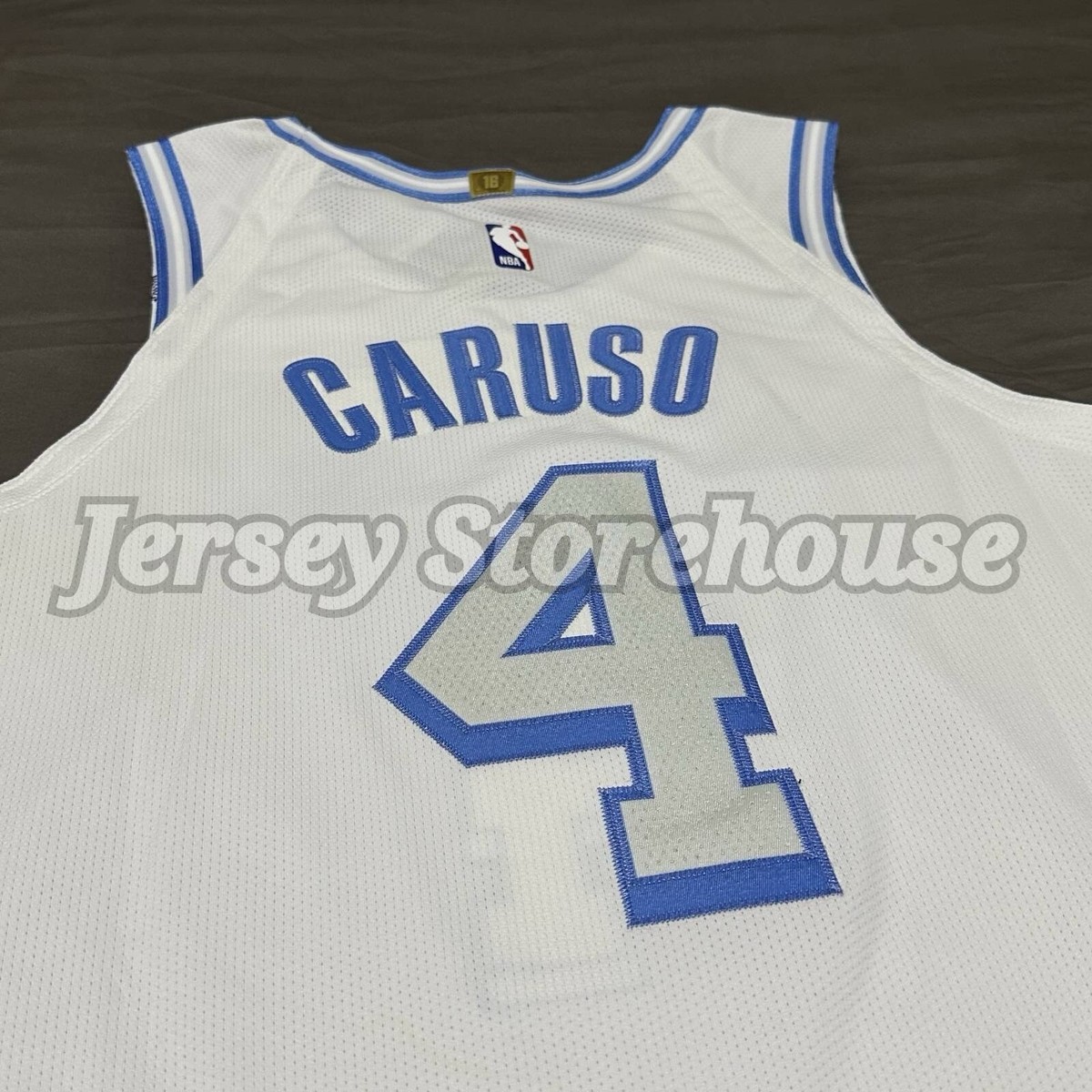 Lakers CARUSO 4 ジャージ ホワイト 2018-21 LA Lakers Caruso #4 Nike Swingman Jersey (Away) Y