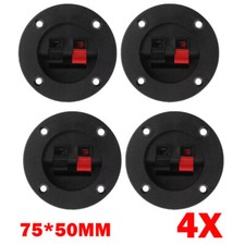 4X Screw In Terminal Cup For Car Audio Stereo Speaker Box Cabinet Enclosure US
