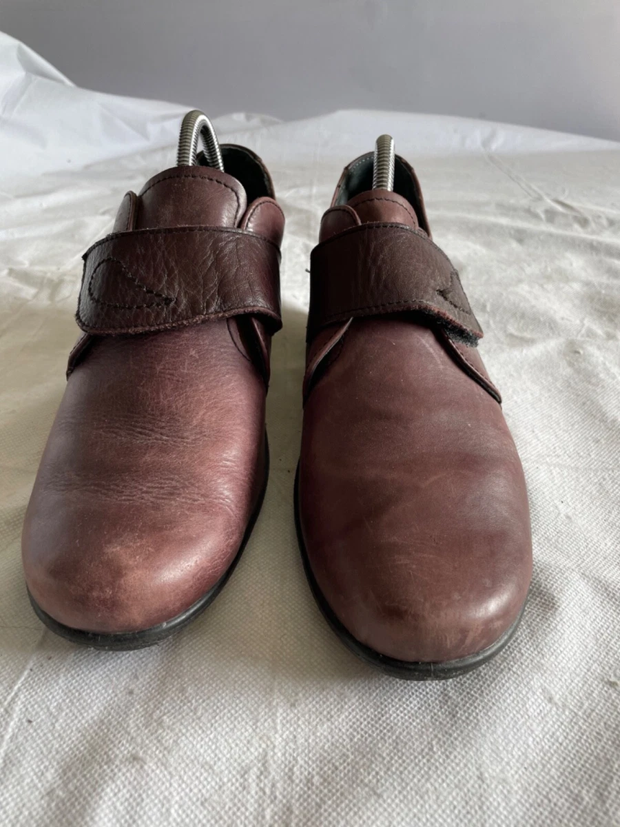 ROHDE WOMEN BURGUNDY SLIP ON SHOE SIZE UK7 EU41 eBay