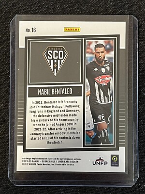 PANINI SCORE LIGUE 1 2022 - 23 - BENTALEB - ANGERS SCO #16