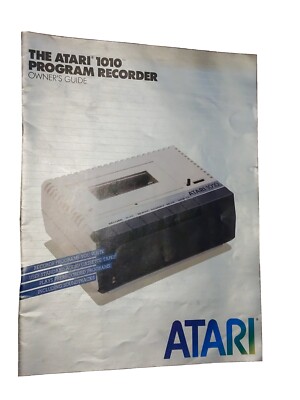 Atari 1010 Program Recorder Owner’s Guide Manual | eBay