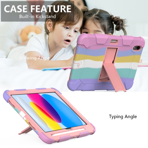 For iPad 10th Mini6 8th Air4 5 10.2 Pro 11 10.5 Shockproof Hard Stand Case Cover - Picture 88 of 90