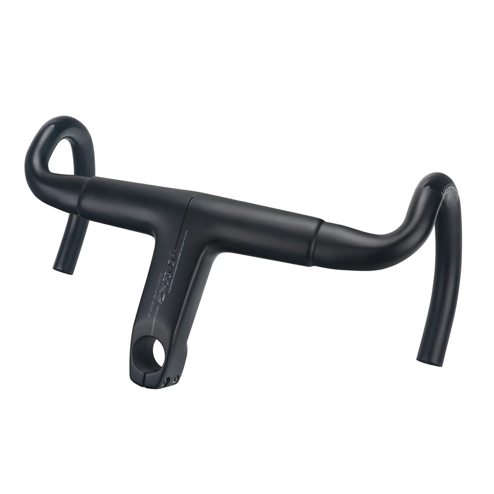TOSEEK Full Carbon Handlebar 28.6/31.8mm Integrated Drop Bar Road Bike Handlebar - Image 4 of 4