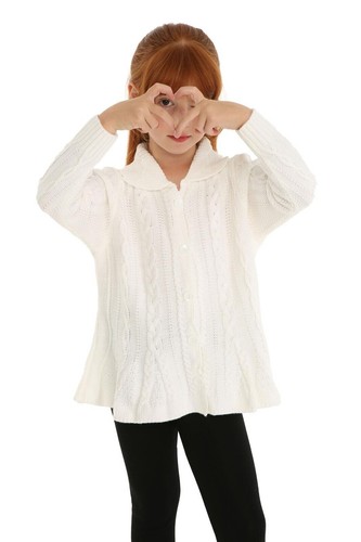 Mud Kingdom Girls Cardigan Sweaters Button Up with Turndown Collar 3-12 - Picture 8 of 51