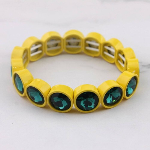 Neu Malglas Kristall Elastisch Stretch Statement Armbänder Weihnachtsschmuck - Bild 27 von 36