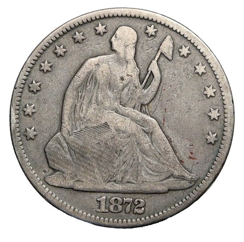 1872 Seated Liberty Silver Dollar NGC VF Details Cleaned | eBay