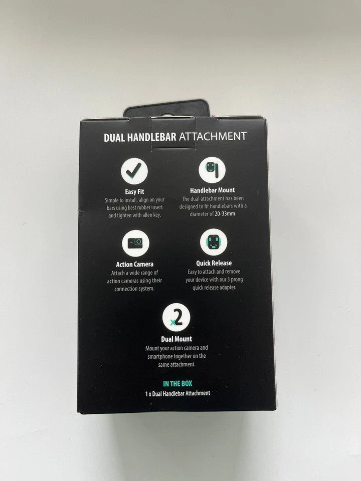 ULTIMATE ADDONS dual Motorrad/Fahrrad Handyhalterung & GoPro Befestigung - Bild 2 von 2