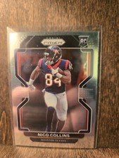 2021 Panini Prizm Base Rookie RC Nico Collins Texans #360 Football Card NFL. rookie card picture