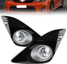 Fog Lights For 2012-2014 Toyota Camry Driving Bumper Lamps Wwiringswitch Kit