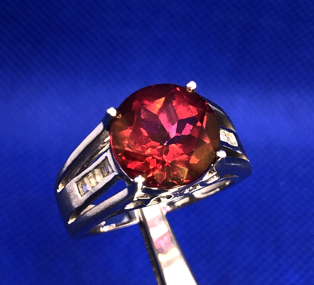 Designer BBJ 925 Sterling Silver Ruby Solitaire W… - image 9