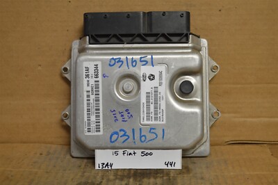 2015 Fiat 500 Engine Control Unit ECU 68240361AF Module 441-13A4