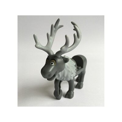 LEGO - Animal Land, Reindeer w/ Light Gray Antlers & Fur around