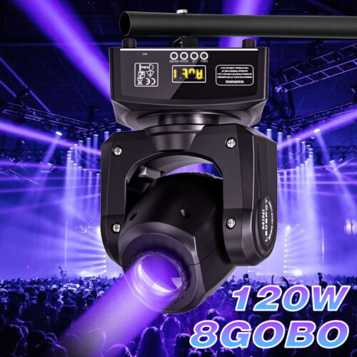 120W LED GOBO Lichteffekte RGBW Disco DMX Moving Head Bühnenlicht Pinspot Strahl - Bild 1 von 14