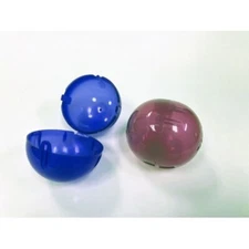 Gashapon Gachapon Empty Capsule 69mm Tab Style Assorted Colors - 25 Count