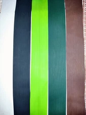 LIVING RUBBER FOR FISHING LURES-14 COLOR SAMPLER OR 10 FT OF CHOSEN COLORS