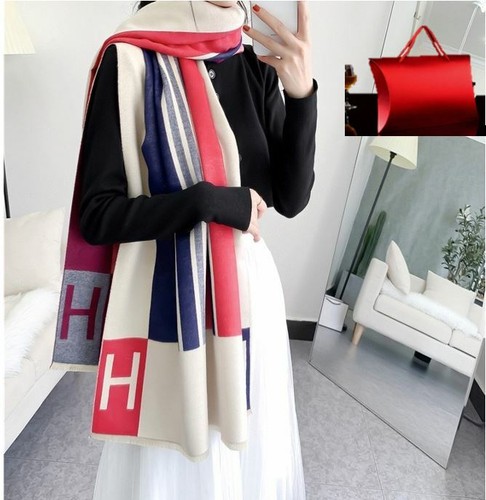 Stylish Winter Scarves Pashmina Cashmere Warm Thick Shawls in a Gift Box/Bag - Picture 8 of 59