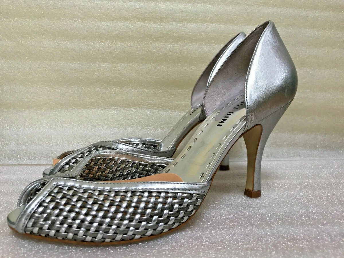 Gianni bini silver shoes sales