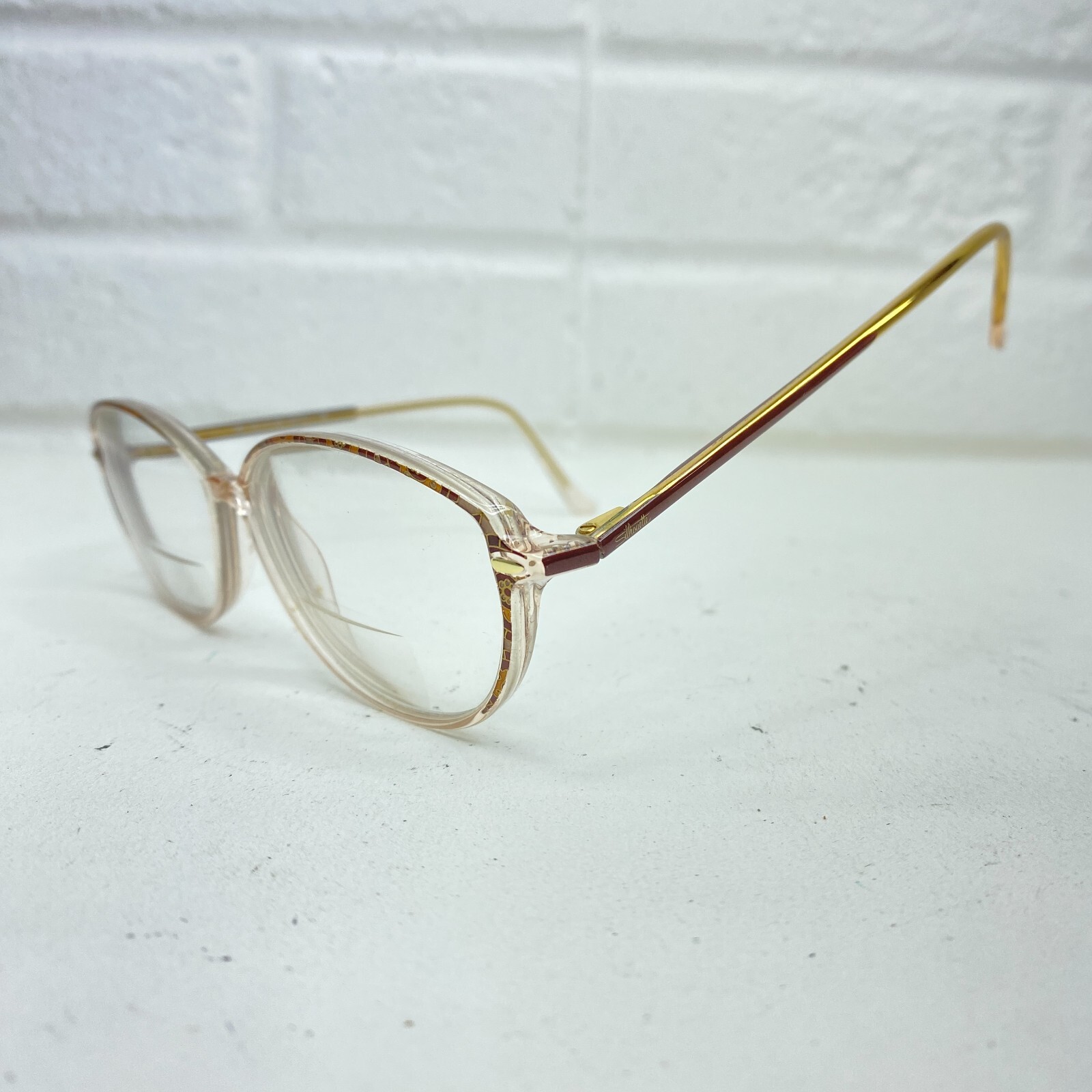 Silhouette Eyeglasses Frame Womens Gold Frame BENT* 1912 20 6061 5312