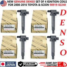 90919-02265 NEW OEM DENSO Ignition Coils For 2000-2016 Toyota & Scion xA xB I4