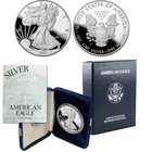 (1) 1995 P 1oz US American Silver Eagle $1 Dollar Proof Bullion Coin w/Box & COA