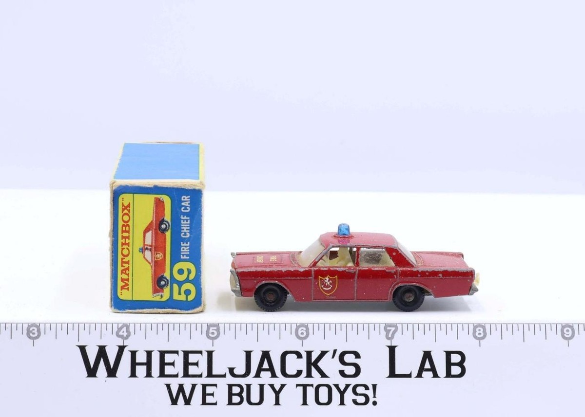 LESNEY FIRE CHIEF CAR イギリス製 Fire Chief Car 59 Lesney Matchbox Series 1960's Made In