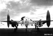 P-38 Lightning at sunset 1944 13x19 World War II WW2 Photo Picture #159