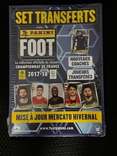 SET PANINI MERCATO TRANSFERT FOOT CHAMPIONNAT FRANCE 2017/2018 COMPLET SEALED