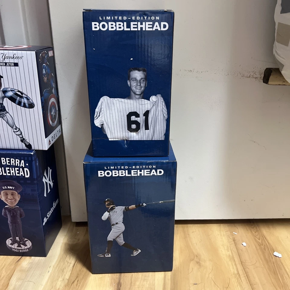 Aaron Judge 62 HRs And Roger Maris 61 HRs New Bobblehead Set READ DISCRIPTION - Image 3 of 4