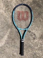 Wilson Breast Cancer Hope Titanium Tennis Racquet Blue Super Light, 4 3/8 L 3