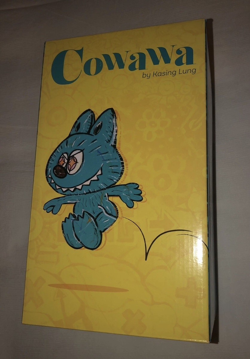 How2work Kasing Lung COWAWA Yellow Sofubi Figure Labubu Pop