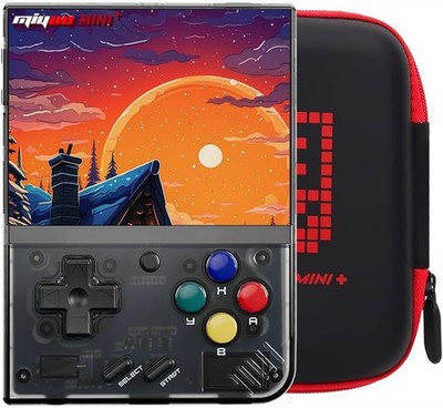 Miyoo Mini Plus Retro Handheld Console WiFi 64GB Case Emulator Game System (NEW)