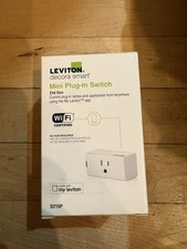 Leviton Decora Smart Wi-Fi Mini Plug-In Switch (2nd Gen) (D215P-1BW)