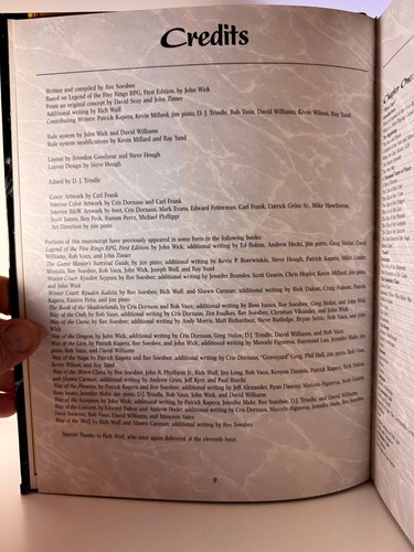 Legend of the Five Rings L5R RPG 2nd Edition Player's Guide AEG3101 - Picture 3 of 3
